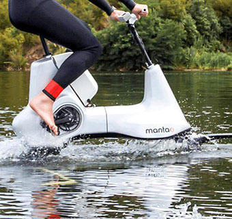 Take a Spin and a Splash on the Hydro Bike ASME