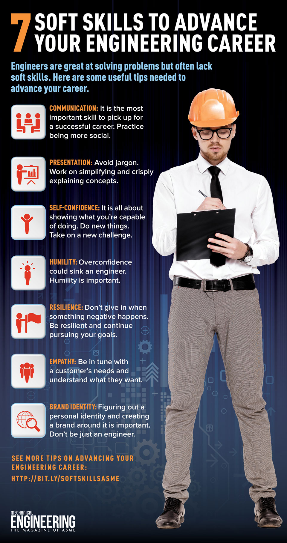 Infographic: 7 Soft Skills To Advance Your Engineering Career - ASME