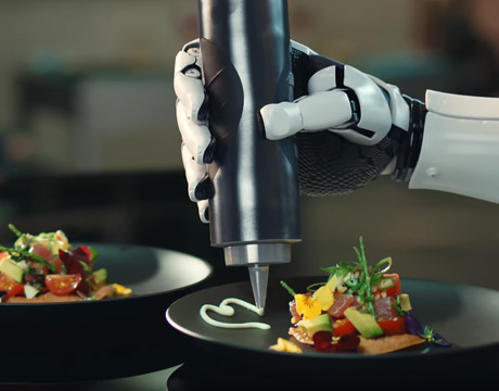 Robot arm hot sale chef